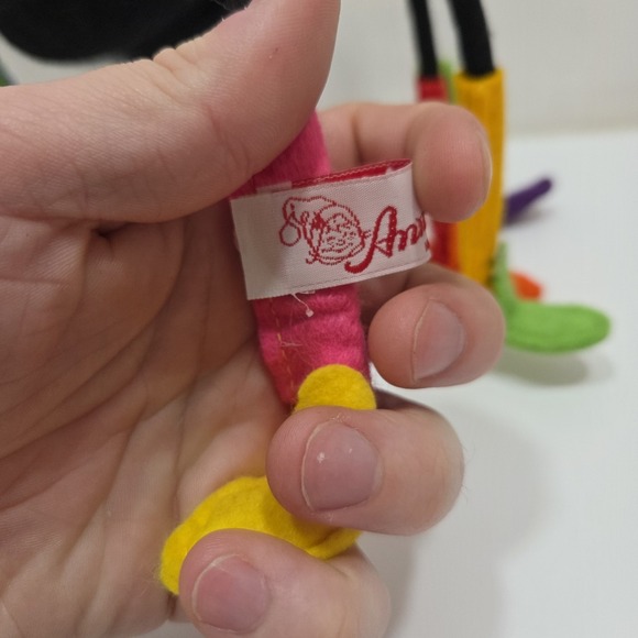 Annalee Doll Halloween Spider 12" 1991 Vintage Posable Decoration With Tags - Picture 7 of 12